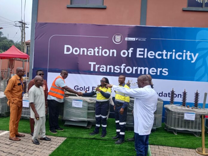 Gold Fields Ghana donates over GH¢1m in transformers to improve power supply